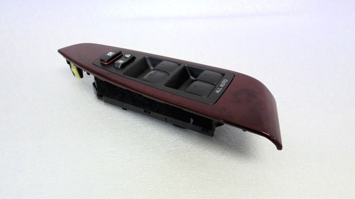 FRONT LEFT DOOR MASTER WINDOW SWITCH BROWN WOOD OEM 2010-2012 LEXUS LS460 LS600H - Picture 5 of 13