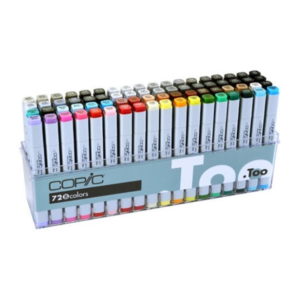 Copic Marker 72 Piece Sketch Set B (Twin Tipped) - Artist Markers