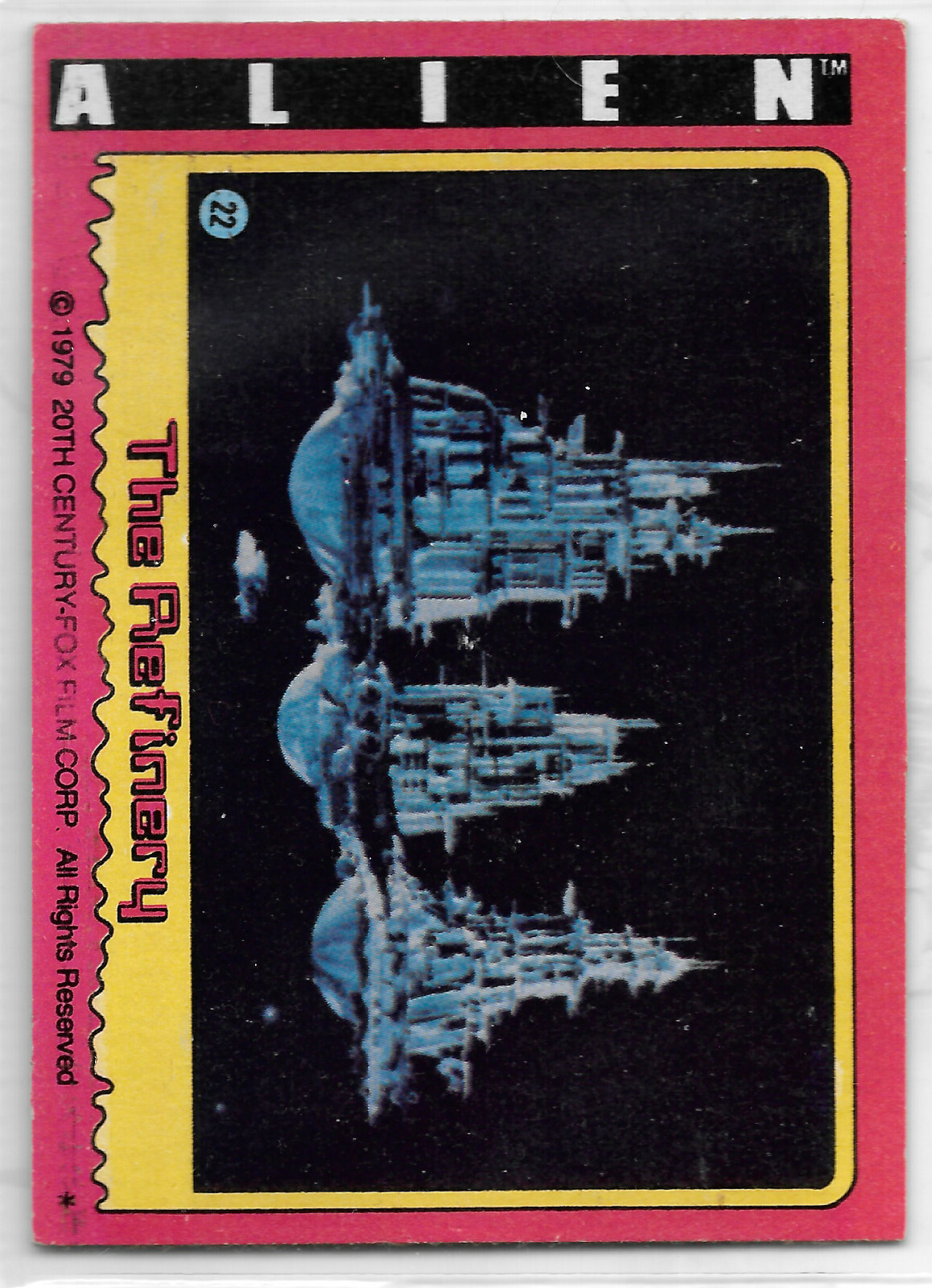 1979 Topps ALIEN Movie #22 "The Refinery" - 20th Century Fox - NM