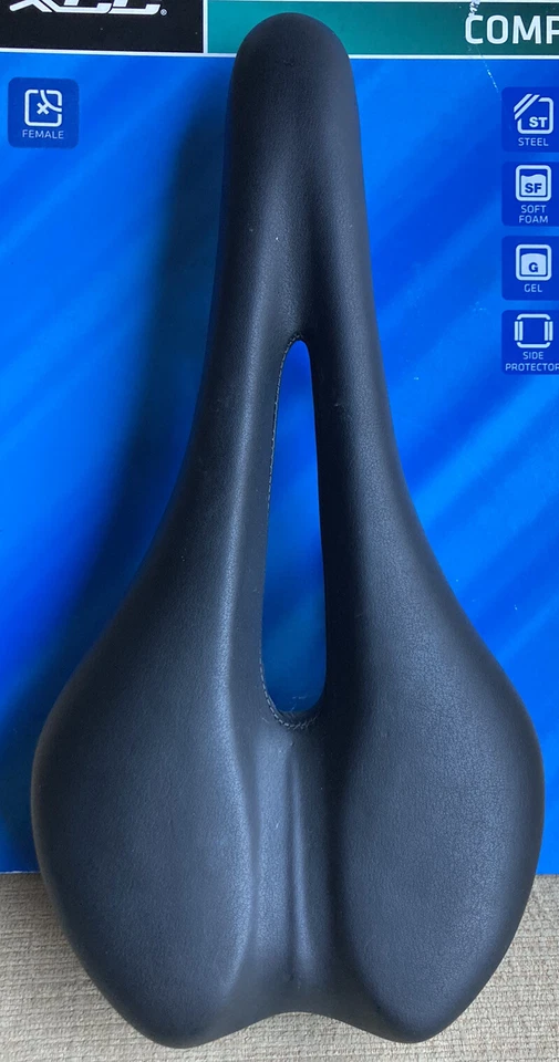 NUEVO XLC Comp Comfort 100 Sillín de Asiento de Bicicleta para Mujer Gel de Espuma Suave Acero Montaña Foto 2 de 4