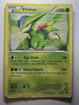 Pokémon Virizion 17/98 Holo 2011 Pokémon Card | eBay