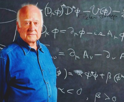 PETER HIGGS - orig. Autogramm - 20x24 cm - signiert, signed - Higgs-Boson