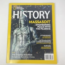 National Geographic History Magazine November December 2020 Massasoit Stonehenge