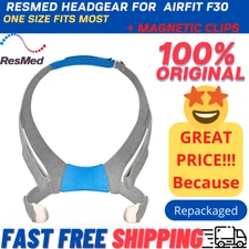 Authentic ResMed Plush Headgear for AirFit F30 Series Full CPAP Masks 64161