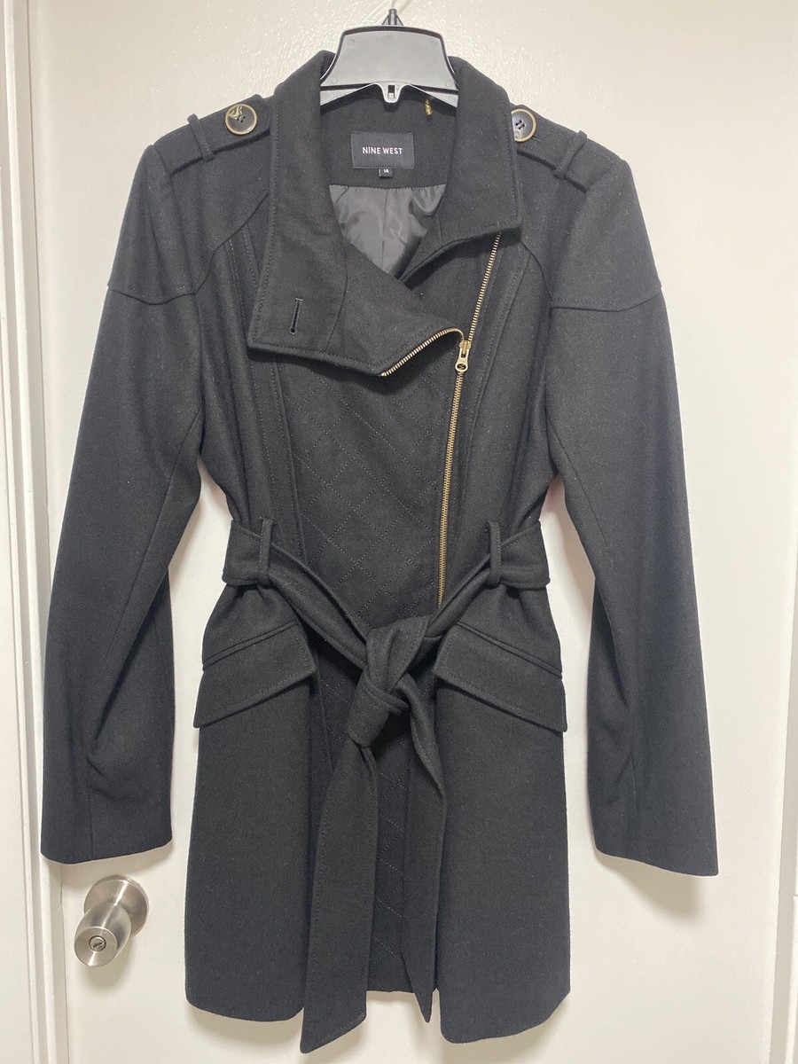 Belted Coat Nine West Trench Coat Co Oversized Belted Trench Coat