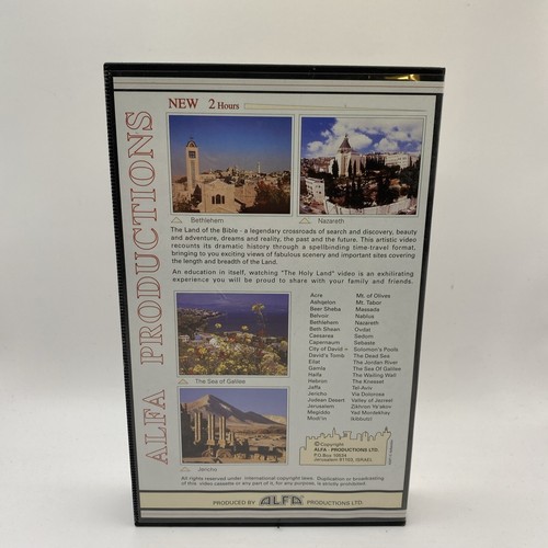 The Holy Land-Time Trek Through The Ages VHS - RARE VINTAGE - Picture 2 of 4