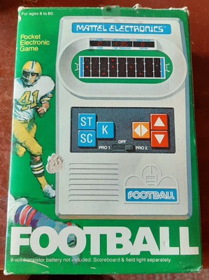 mattel electronic football original price