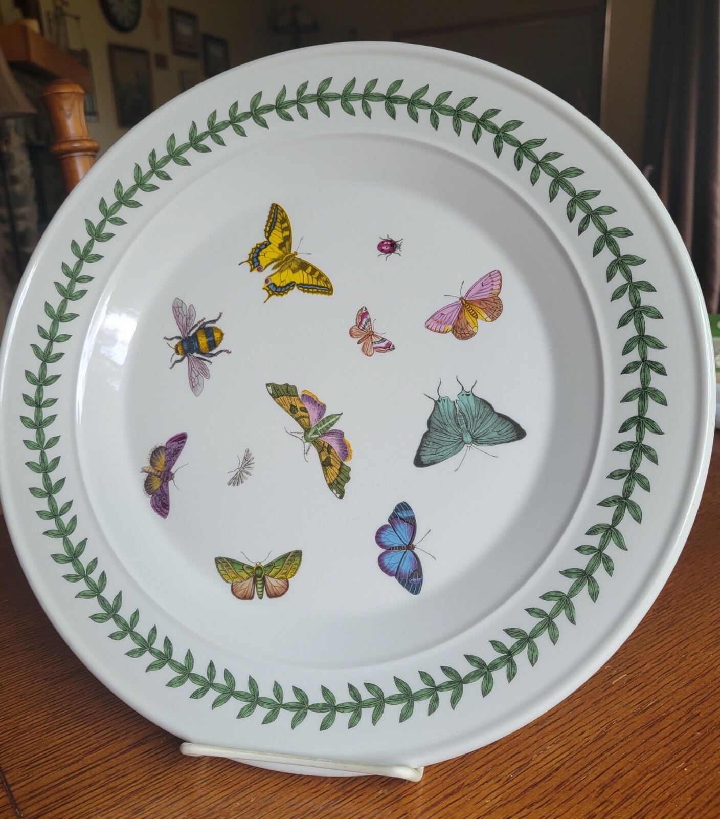 Portmeirion Butterflies Botanic Garden 12" Chop Plate Platter, Britain