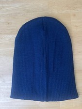 Unbranded Unisex Adults Beanie Winter One Size Fits All Blue