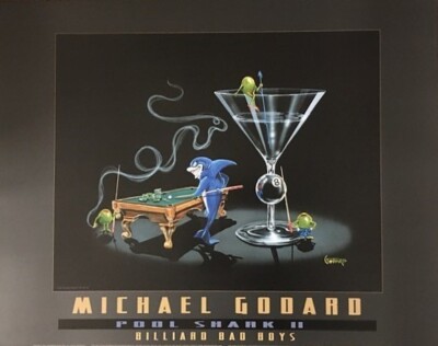 Michael Goddard Pool Shark II 24 x 36 Poster Print