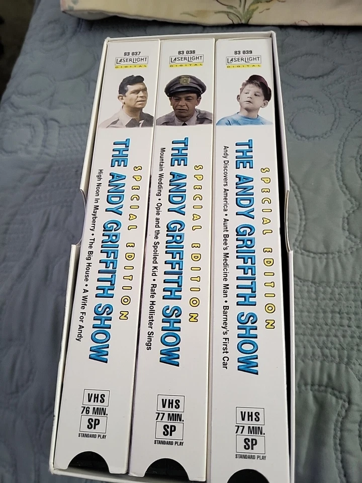 THE ANDY GRIFFITH SHOW VHS SET of 3 In Box 1998 Special Edition - Pre-owned - Image 2 of 4