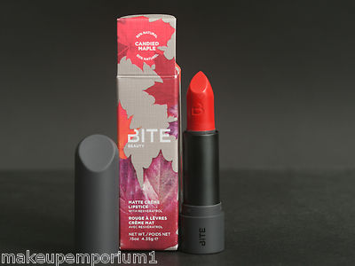 BITE BEAUTY MATTE CREME LIPSTICK - CANDIED MAPLE- BNIB-CANADIAN EXCLUSIVE-LAST 1