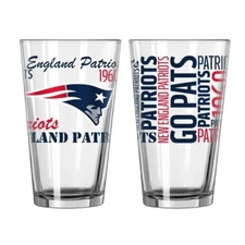 New England Patriots Boelter NFL Spirit 16oz Pint Glass(1)