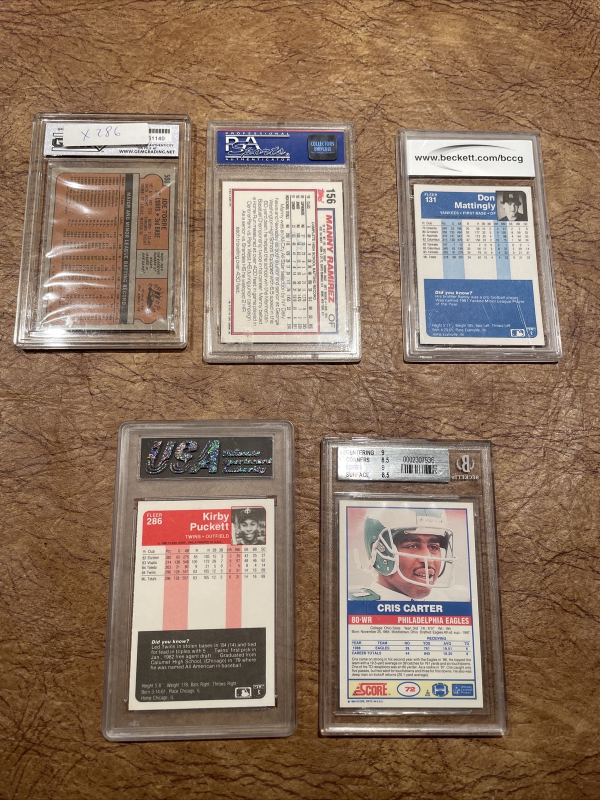Graded Sports Cards Lot eBay