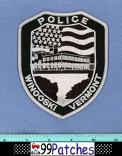 WINOOSKI * SWAT (Subdued) VERMONT Police Shoulder Patch WATERFALL DAM 7C