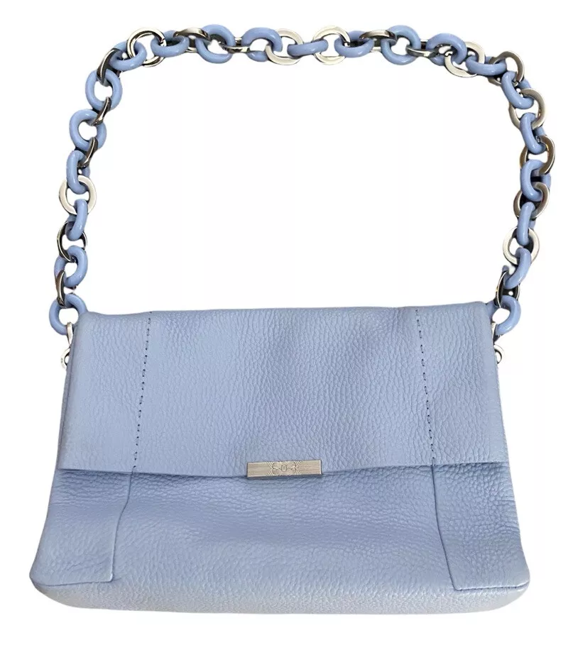 krijgen Ontcijferen Refrein Ted Baker NWT Pale Blue Leather Shoukder Bag | eBay