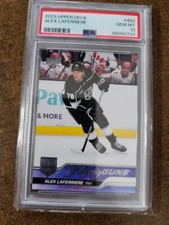 PSA 10 2023-24 Upper Deck Series 2 Alex Laferriere Young Guns #462 LA Kings