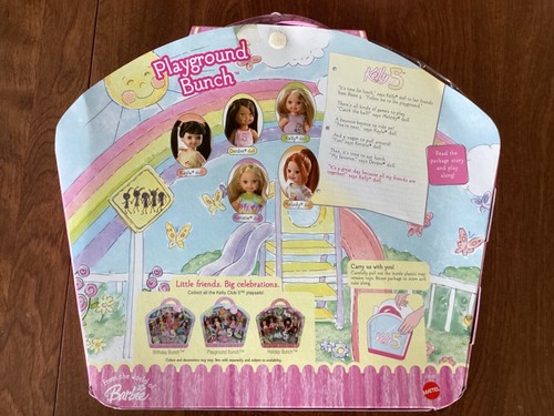 Barbie Kelly Club 5 Playground Bunch Cinco Muñecas Juego Niñas Mattel 2005 J3693 - Imagen 3 de 3