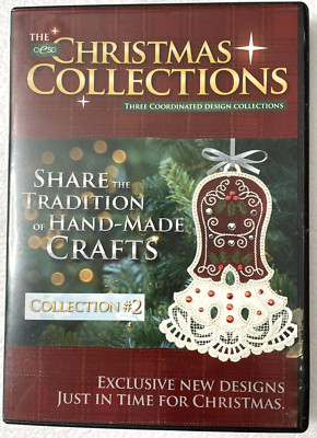 OESD Christmas Collections 2007 Collection #3 Lace & Applique CD 15 Designs EUC