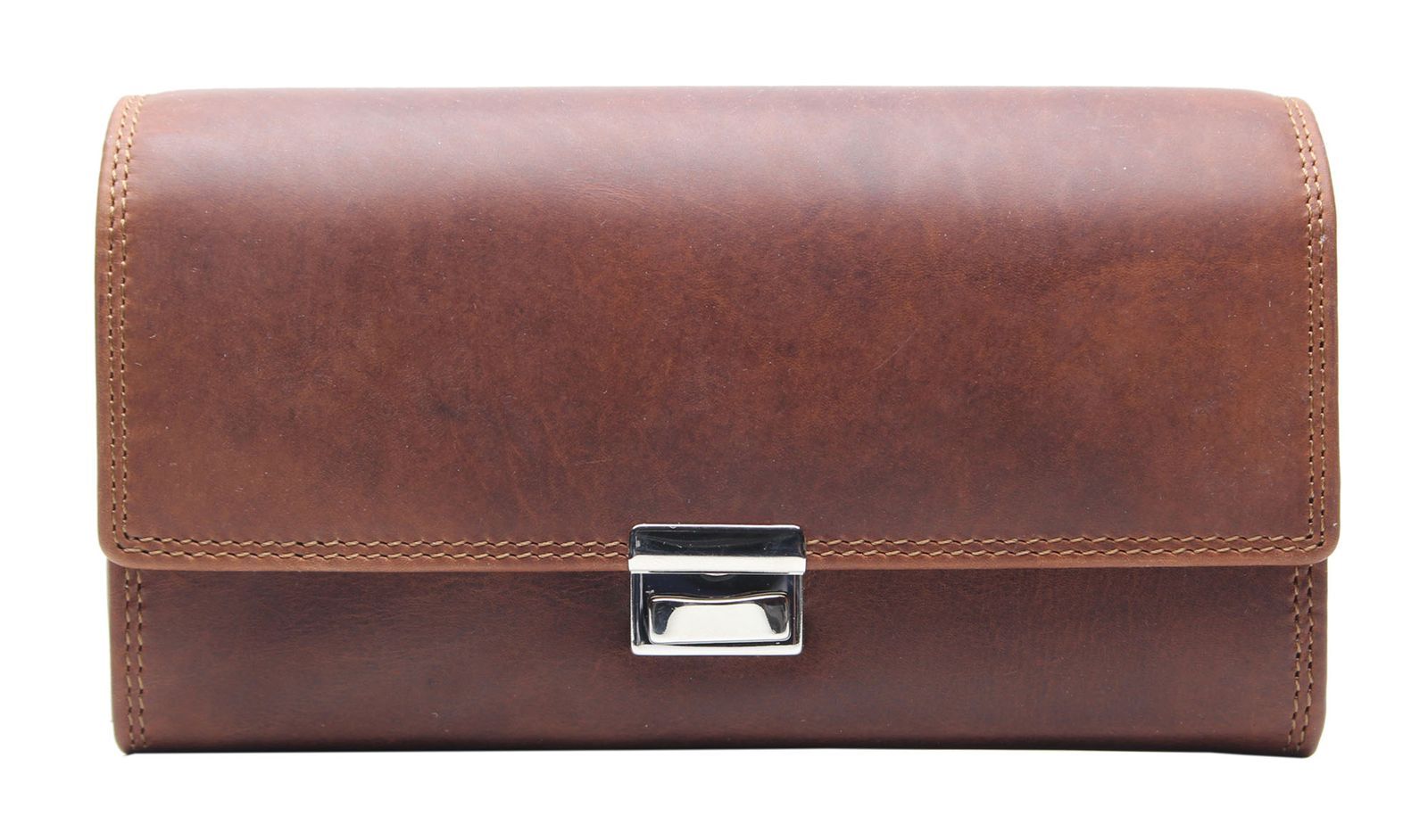 Esquire waiters purse Dallas Waiter Wallet With Zip Brown