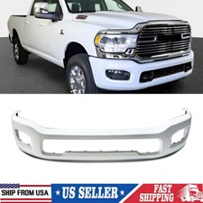 Bright White Front Bumper Face Bar w/ Fog Lig...