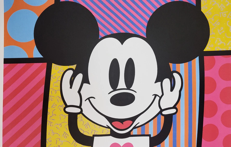 Micky Mouse "Romero Britto" - Limited Edition - Bild 4 von 4