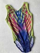 GK ELITE Under Armour  ArmourFuse  GYMNASTICS leotard ALIGN Bright Color AXS
