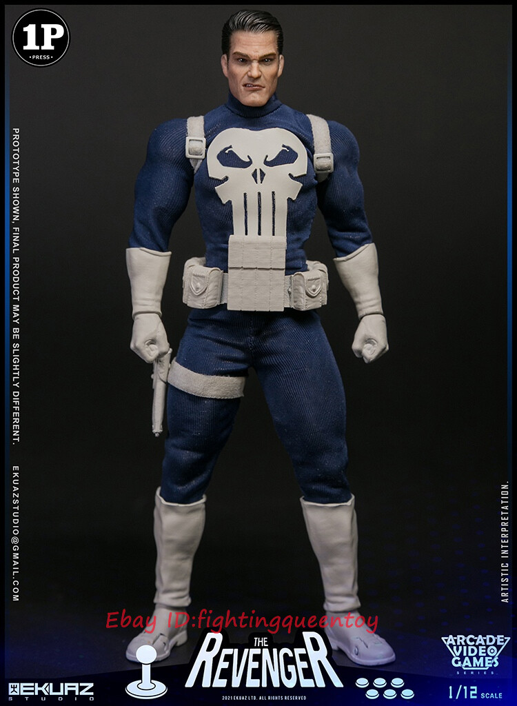 EKUAZ STUDIO EKS06 The Punisher Revenger 1/12 Scale Male Figure