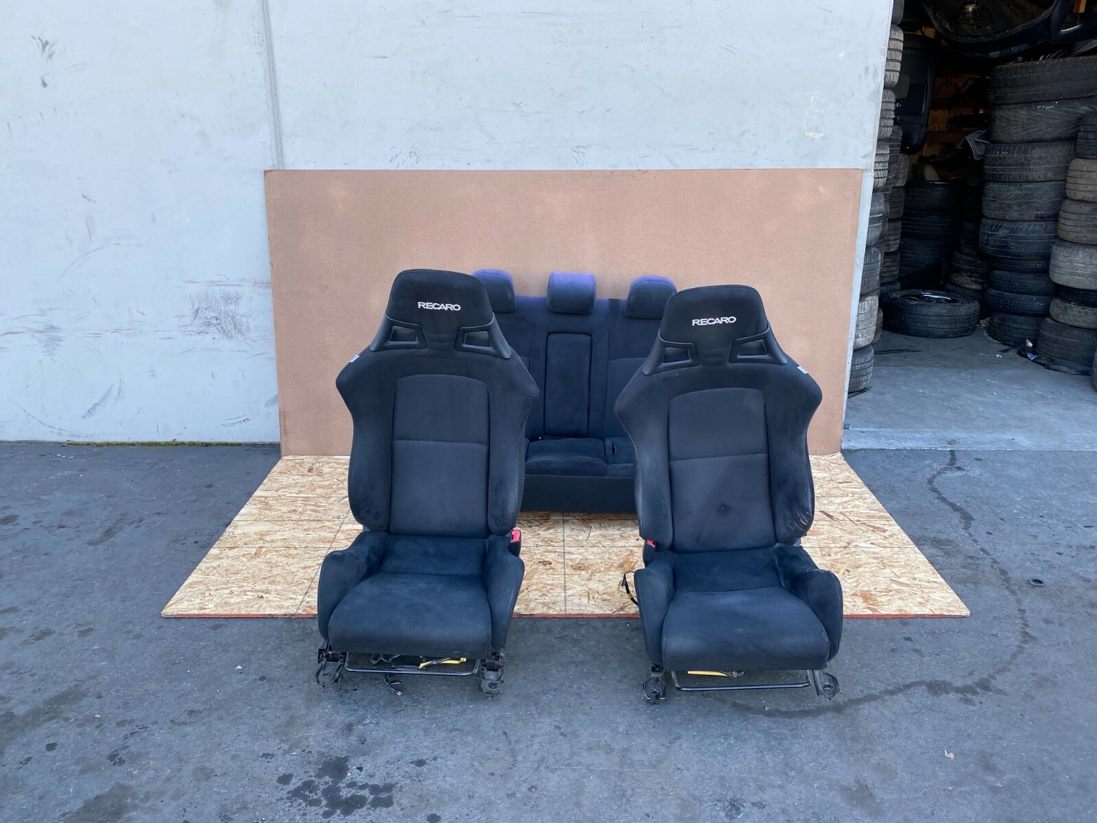 MITSUBISHI EVO X 10 AWD 20082015 OEM FRONT REAR RECARO SEATS SEAT (SET