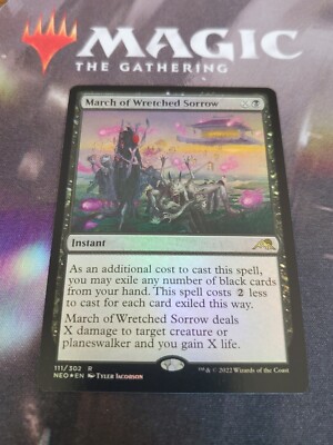 March Of Wretched Sorrow Magic: Kamigawa: Neon Dynasty NEO #111