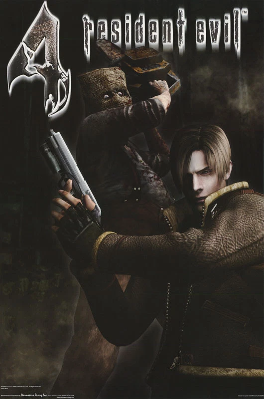 POSTER :MOVIE REPRO: RESIDENT EVIL 4 - MASK - FREE SHIP #3455
