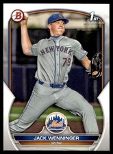 2023 Bowman Draft Jack Wenninger RC New York Mets #BD-68