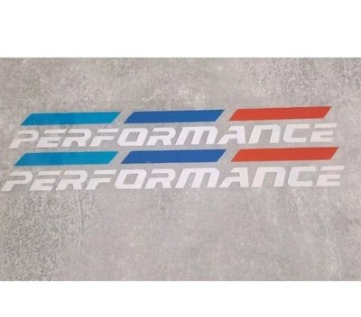 2x for BMW M package M performance vinyl sticker set sticker tuning 98x13mm
