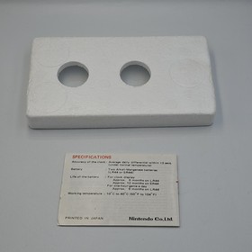 Nintendo Game & Watch Manhole NH-103 1983 Box Styrofoam & Manual Only 