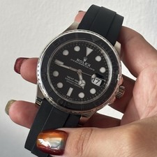 Rolex Yacht-Master 42 18K White Gold Watch 226659 - Black Dial Full Set (2020)