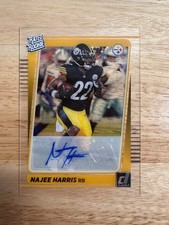 2021 Panini Clearly Donruss - Rated Rookie Najee Harris #60 Autographs (AU, RC)