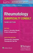 WASHINGTON MANUAL RHEUMATOLOGY SUBSPECIALTY CONSULT By Gonzalez Maria Md