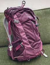 Zaino donna Osprey Sirrus 24 viola/rosa struttura ventilata con parapioggia