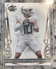 Leaf 2023 Trinity Mega Box Bo Nix #5 Oregon Ducks Rookie Football Card