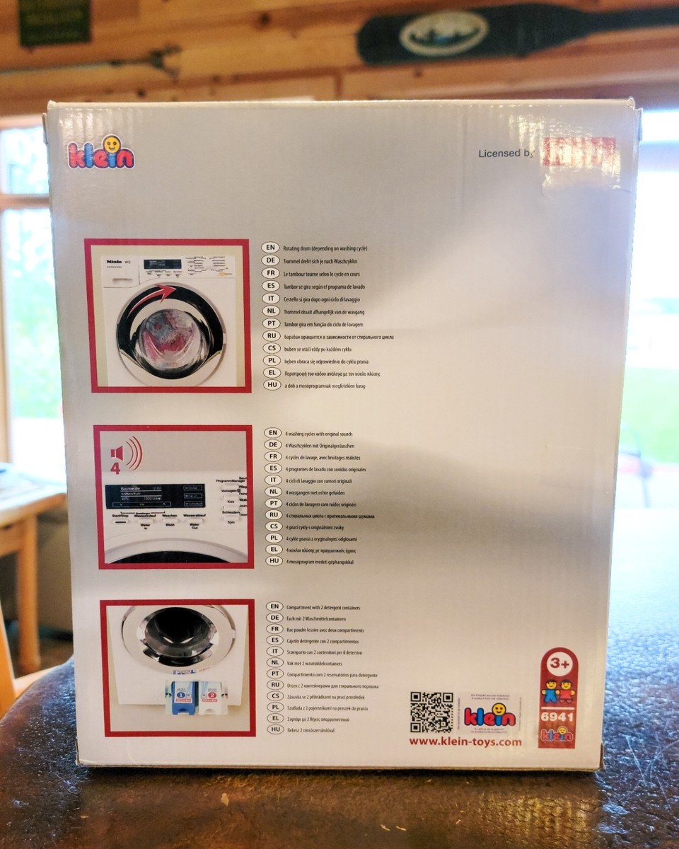 Klein Theo Miele Washing Machine Premium Toys for Kids Ages 3
