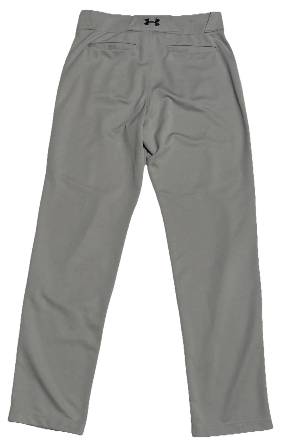 Under Armour Heat Gear Baseball Pants Size Medium Loose Fit Gray Belt Loop 31x31 thumbnail 2