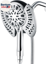 2-In-1 Shower Head with Handheld Combo: 2.5GPM Rainfall Shower Head & Handheld S