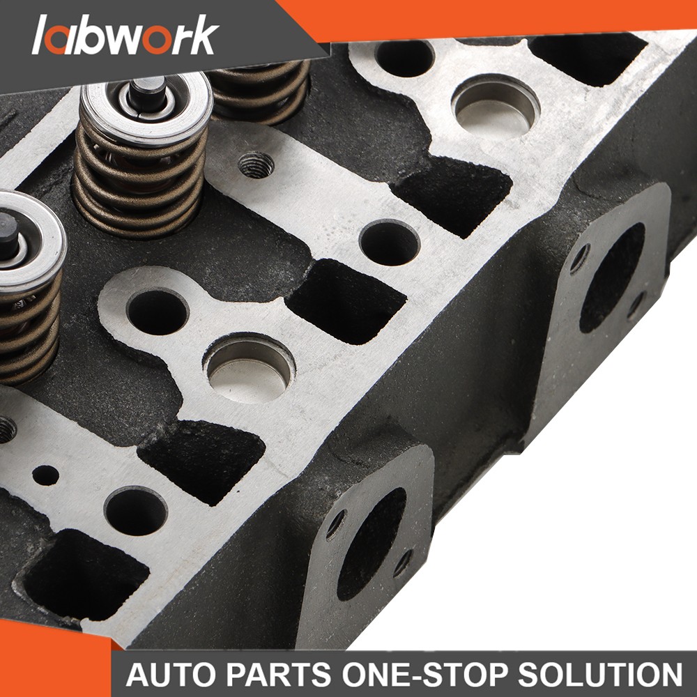 Labwork Complete Cylinder Head w/ Valves Full Gasket Set For Kubota D1005 Engine