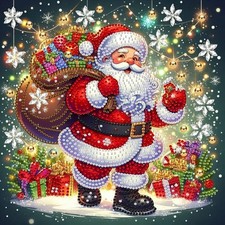5D Diamond Painting Kits for Adults, Santa Claus Art HL023