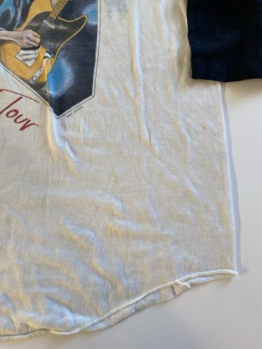 VINTAGE 1982 BILLY SQUIER TOUR CONCERT 3/4 sleeve BASEBALL T SHIRT Medium - Picture 7 of 10