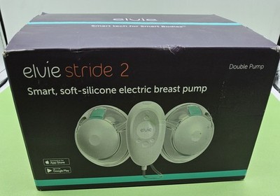 Elvie STRIDE 2 Smart Soft-Silicone Double Electric Breast Pump Sealed
