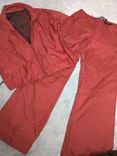 Ralph Lauren Sport Red Nylon Track Set M Y2K 90s Athleisure Jogger