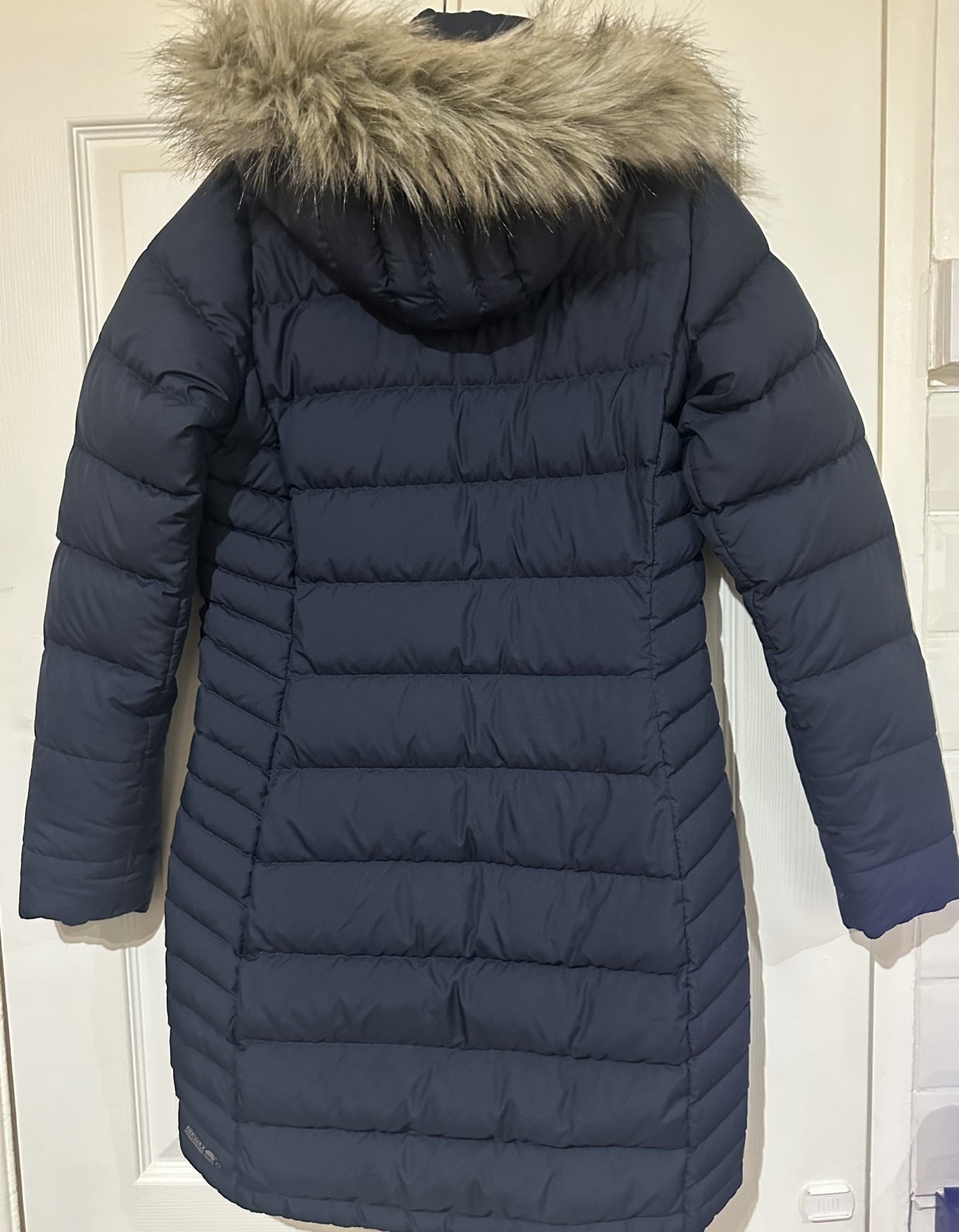 Rab Deep Cover Parka Womens Down Jacket Coat UK 8 Winter Long Puffer Hooded fur image 5