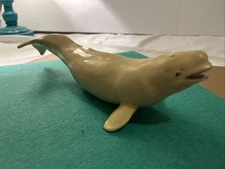 Vintage Monterey Bay Aquarium Beluga Whale Figure 1991 Safari Ltd Collectible To