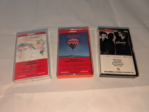 Air Supply 3 Cassette Tape Music Lot Greatest Hits One You love Other Bruises
